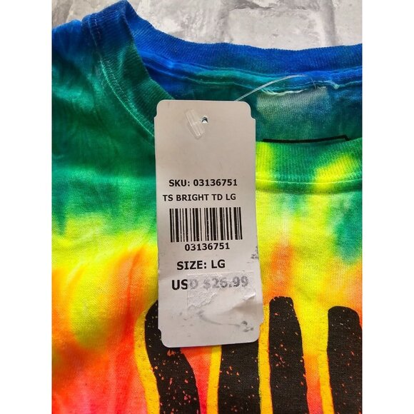 Spencers Sz Large NWT Tie Dye My Shirt is Brighter Than Your Future Shirt - Picture 3 of 5